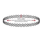 Trendy 12PC Tattoo Choker Necklace Set