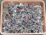 Chunky Silver Stackable Rings Set - 10 Pieces