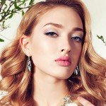 Teardrop Crystal Dangle Earrings Jewelry Set