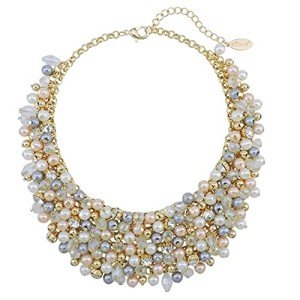 Chunky Crystal Statement Necklace for Women