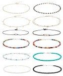Boho Beaded Choker Necklace Set for Women