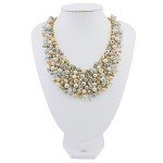 Chunky Crystal Statement Necklace for Women