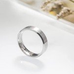 TIGRADE Comfort Fit Titanium Wedding Bands for All