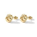14K Gold Plated Love Knot Stud Earrings
