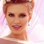 10 Pairs Silver Hoop Earrings with CZ Charms
