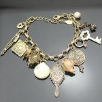 Vintage Gold Fairy Tale Friendship Cuff Bracelet Set
