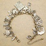 Vintage Gold Fairy Tale Friendship Cuff Bracelet Set