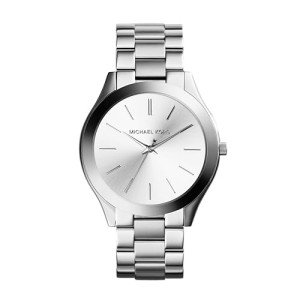 Michael Kors Slim Runway Silver Stainless Steel Watch