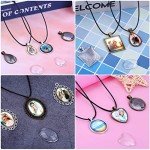 90pcs Jewelry Making Pendant Tray Set with Cabochons