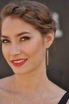 18k Gold Plated Pearl Long Bar Earrings