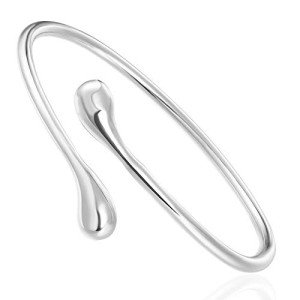 Silver Plated Shining Bangle Bracelet for You
