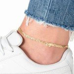 Gold Plated Marina Elephant Anklet for Women