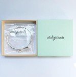 Silver Plated Shining Bangle Bracelet for You