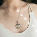 Stylish Two-Tone Coin Pendant Necklace for Women