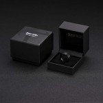 Men's 8mm Black Wedding Ring - Comfort Fit