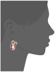 Betsey Johnson Floral Cluster Stone Earrings
