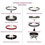 Colorful Gothic Choker Necklace Set - 52 PCS