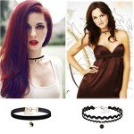 Colorful Gothic Choker Necklace Set - 52 PCS
