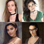 Colorful Gothic Choker Necklace Set - 52 PCS