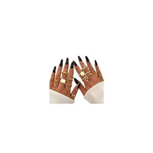12PCS Gold Stackable Rings Set for Women