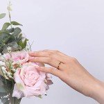 Gold Tungsten 2mm Thin Engagement Wedding Band