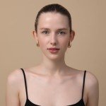 Chunky Gold Hoop Teardrop Earrings for Women