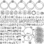 DIY Bracelet Making Kit with 469 Bangles & Charms
