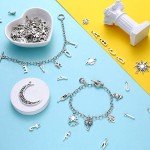 DIY Bracelet Making Kit with 469 Bangles & Charms