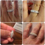 Eternity Ring Wedding Band for Women, 925 Silver