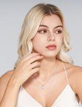 Moissanite Sterling Silver Wedding Band for Women