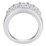 Eternity Ring Wedding Band for Women, 925 Silver