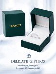 Moissanite Sterling Silver Wedding Band for Women