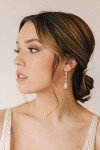 Elegant Long Pear-Shaped Crystal Drop Earrings