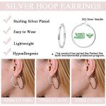 Sterling Silver Lightweight Hoop Earrings - 3 Pairs