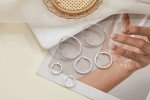 Sterling Silver Lightweight Hoop Earrings - 3 Pairs