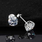 Sterling Silver Hypoallergenic Stud Earrings Set