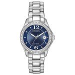Citizen Women's Eco-Drive Crystal Watch - Blue Dial