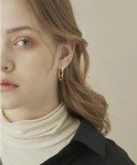 925 Sterling Silver Tassel Hoop Earrings for Women