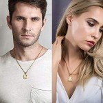 Personalized Gold Plated Letter A Pendant Necklace