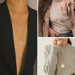 6-Pack Statement Long Necklaces with Tassel Pendants