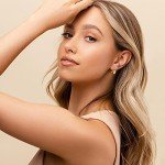 PAVOI 14K Gold Plated Thick Dome Huggie Earrings
