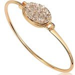 Dainty 14k Gold Plated Stackable Bangle Bracelets