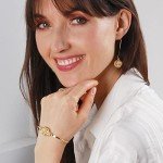 Dainty 14k Gold Plated Stackable Bangle Bracelets