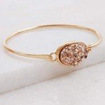 Dainty 14k Gold Plated Stackable Bangle Bracelets