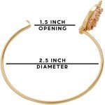 Dainty 14k Gold Plated Stackable Bangle Bracelets