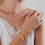 Dainty 14k Gold Plated Stackable Bangle Bracelets