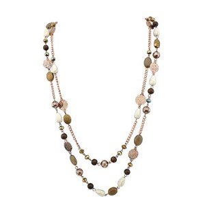 Trendy Boho Layered Crystal Beaded Necklaces