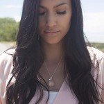 Dandelion Wish Pendant Necklace with Crystal Pearl Charm