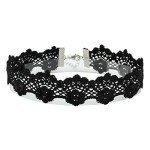 8-Piece Gothic Lace Choker Necklace Set for Women