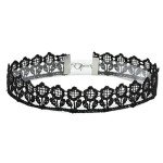 8-Piece Gothic Lace Choker Necklace Set for Women